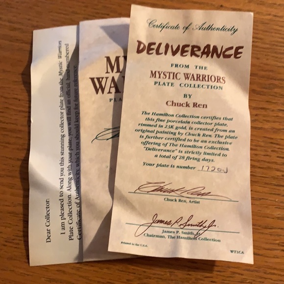 Hamilton Collection Collectors Plate - Picture 5 of 5